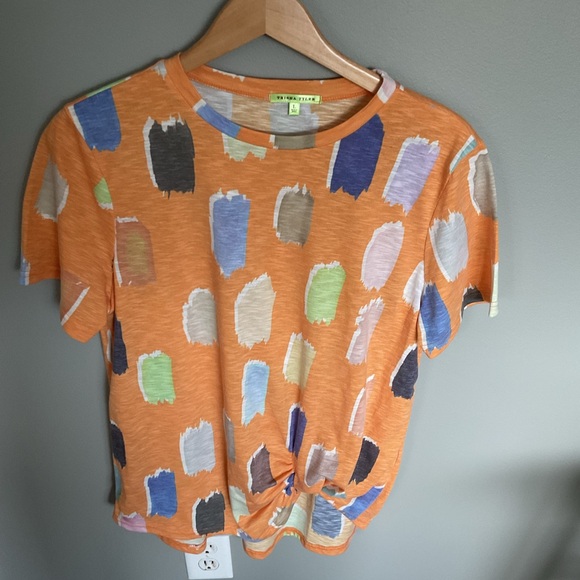 Trisha Tyler Blouse Abstract Print - Picture 3 of 9